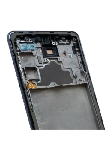 Blocco completo originale Samsung Galaxy A72: Schermo LCD + Vetro Tattile Service Pack - Awesome Blue