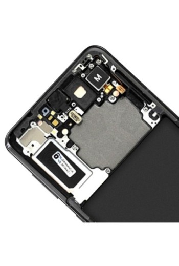 Blocco completo originale Samsung Galaxy S21 Plus: schermo lcd + vetro tattile Service Pack - Phantom Gray