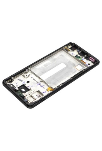 Blocco completo originale Samsung Galaxy A52 A52 5G e A52s: Schermo LCD + Vetro Tattile Service Pack - Awesome Black