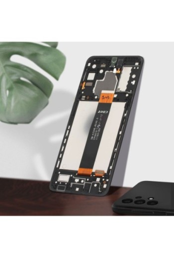Blocco completo originale Samsung Galaxy A32 5G: Schermo LCD + Vetro Tattile Service Pack - Awesome Black