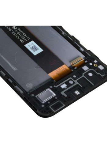Blocco completo originale Samsung Galaxy A32: Schermo LCD + Vetro Tattile Service Pack - Awesome Black