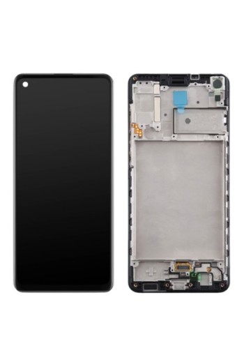 Schermo LCD + Touchscreen OLED per Samsung A21s 100% Compatibile - Nero