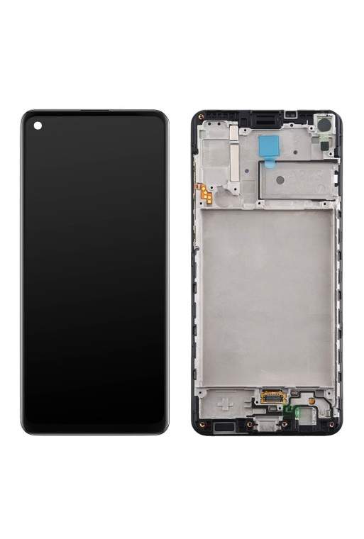Schermo LCD + Touchscreen OLED per Samsung A21s 100% Compatibile - Nero
