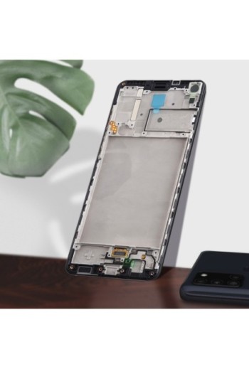 Schermo LCD + Touchscreen OLED per Samsung A21s 100% Compatibile - Nero