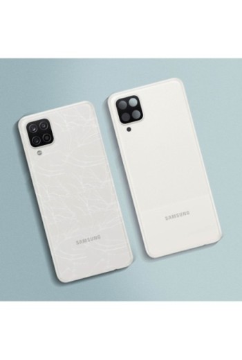 Copri Batteria Originale Samsung Galaxy A12 - bianco