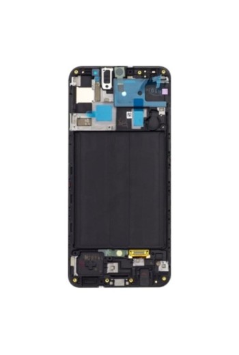 Schermo LCD per Samsung Galaxy A50 + Vetro Tattile Originale Samsung [Service Pack] - Black