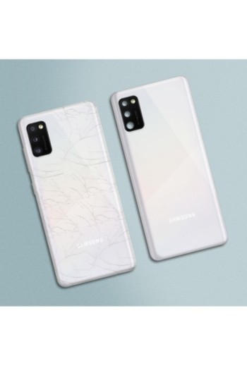 Copri Batteria Originale Samsung Galaxy A41 - bianco