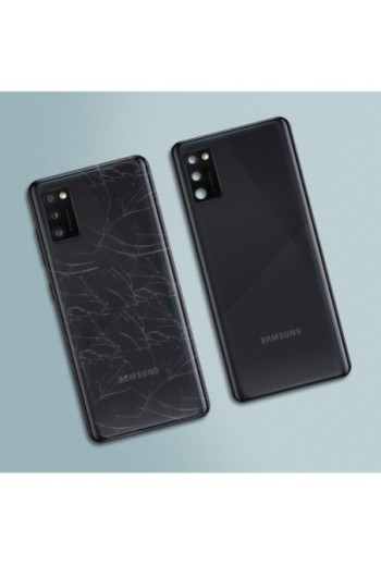 Copri Batteria Originale Samsung Galaxy A41 - Nero