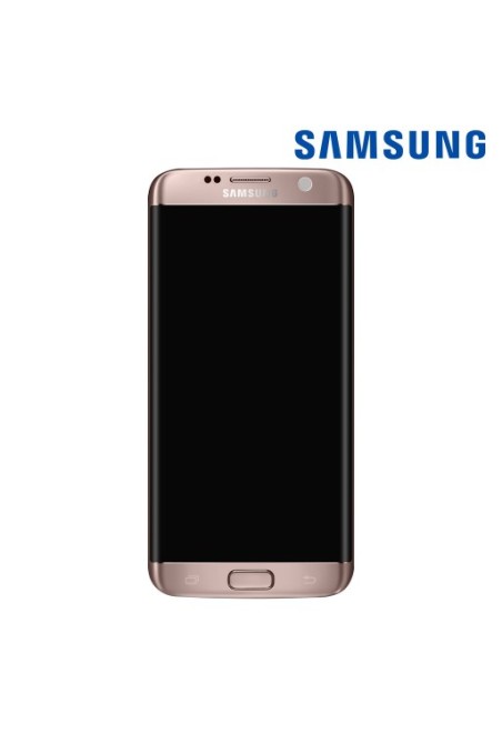 Schermo LCD + Touch Screen Samsung Galaxy S7 Edge 100% originale – rosa