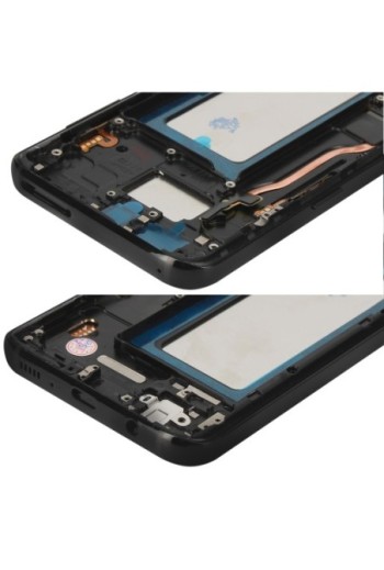 Schermo LCD per Samsung S8 compatibile - vetro touchscreen AMOLED cornice midnight black