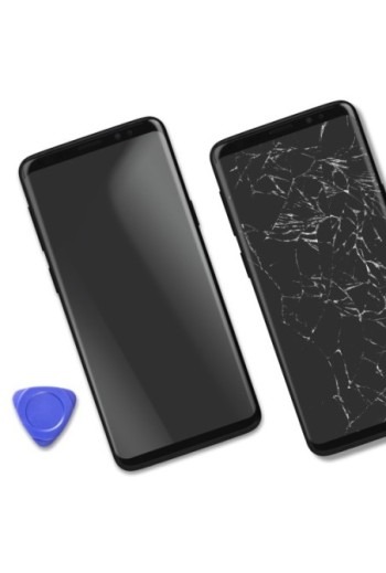 Schermo LCD per Samsung S8 compatibile - vetro touchscreen AMOLED cornice midnight black