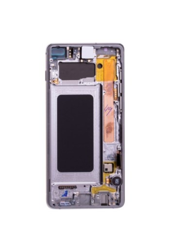 Schermo LCD + Touch Screen Samsung Galaxy S10 Plus 100% originale – argento