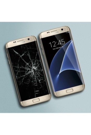 Schermo LCD + Touch Screen Samsung Galaxy S7 Edge 100% originale – oro