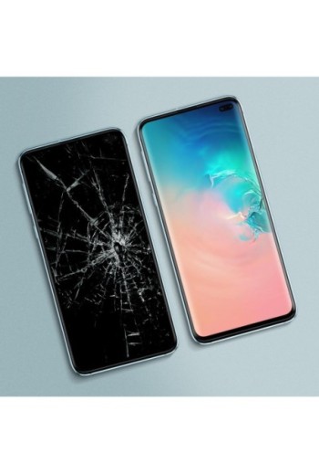 Schermo LCD + Touch Screen Samsung Galaxy S10 Plus 100% originale – azzurro
