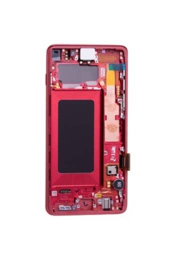 Schermo LCD + Touch Screen Samsung Galaxy S10 100% originale – rosso