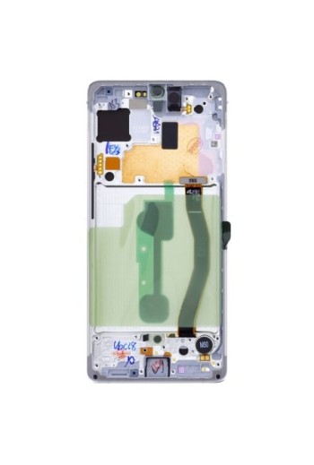 Schermo LCD + Touch Screen Samsung Galaxy S10 Lite 100% originale – bianco