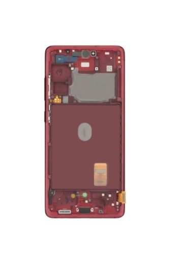 Schermo LCD + Touch Screen Samsung Galaxy S20 FE 5G 100% originale – rosso
