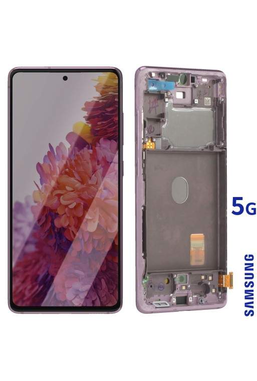 Schermo LCD + Touch Screen Samsung Galaxy S20 FE 5G 100% originale – viola