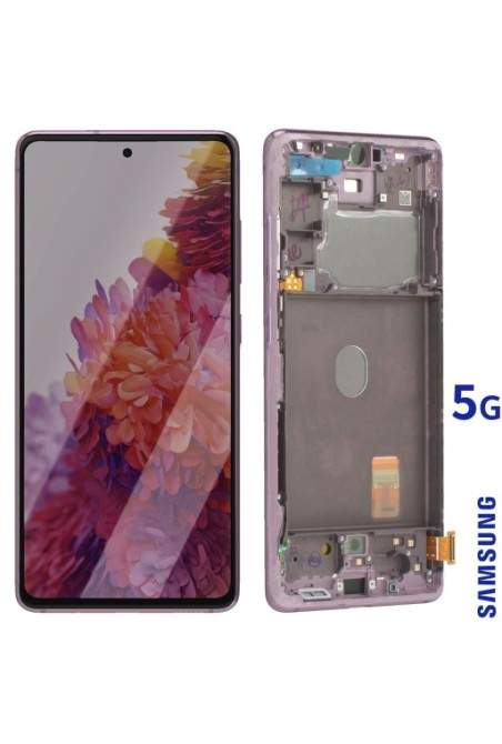 Schermo LCD + Touch Screen Samsung Galaxy S20 FE 5G 100% originale – viola
