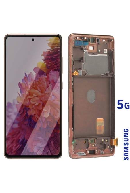 Schermo LCD + Touch Screen Samsung Galaxy S20 FE 5G 100% originale – arancione