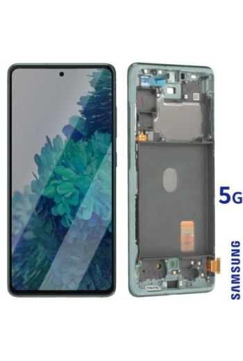 Schermo LCD + Touch Screen Samsung Galaxy S20 FE 5G 100% originale – verde
