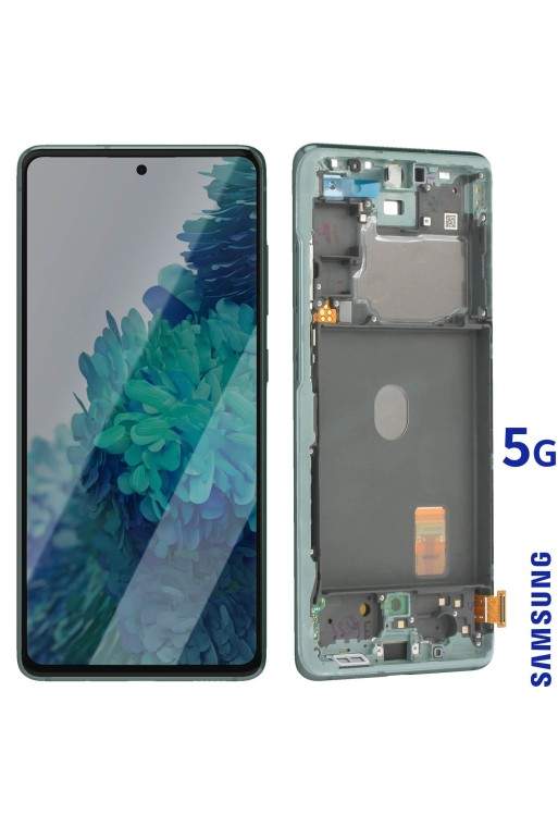 Schermo LCD + Touch Screen Samsung Galaxy S20 FE 5G 100% originale – verde