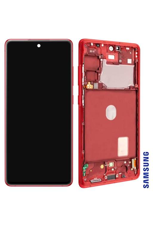 Schermo LCD + Touch Screen Samsung Galaxy S20 FE 4G 100% originale – rosso