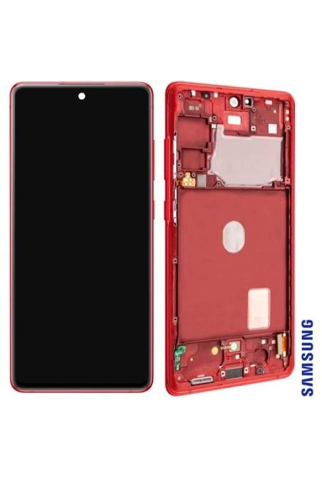 Schermo LCD + Touch Screen Samsung Galaxy S20 FE 4G 100% originale – rosso