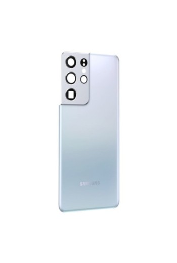 Copribatteria / Facciata posteriore per Samsung Galaxy S21 Ultra ricambio Originale Samsung – argento