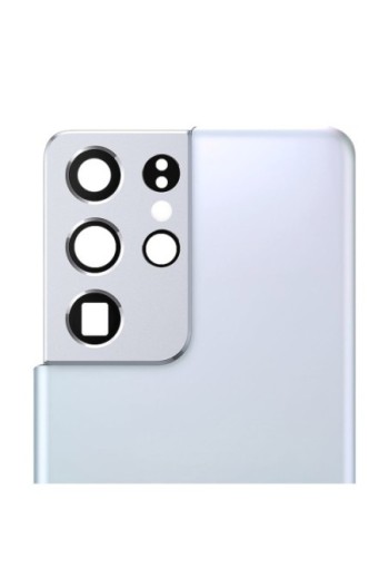 Copribatteria / Facciata posteriore per Samsung Galaxy S21 Ultra ricambio Originale Samsung – argento