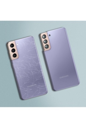 Copribatteria / Facciata posteriore per Samsung Galaxy S21 ricambio Originale Samsung – viola
