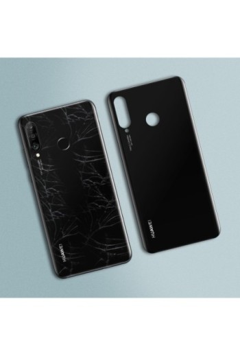 Copribatteria / Facciata posteriore di ricambio – nero per Huawei P30 Lite