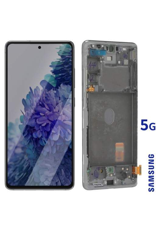 Schermo LCD + Touch Screen Samsung Galaxy S20 FE 5G 100% originale – bianco