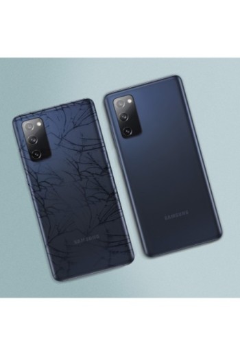 Copribatteria / Facciata posteriore di ricambio – blu per Samsung Galaxy S20 FE