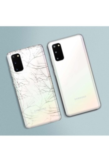 Copribatteria / Facciata posteriore di ricambio – bianco per Samsung Galaxy S20
