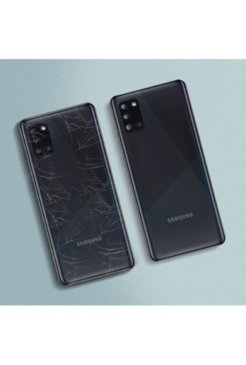 Copribatteria / Facciata posteriore di ricambio originale– nero per Samsung Galaxy A31