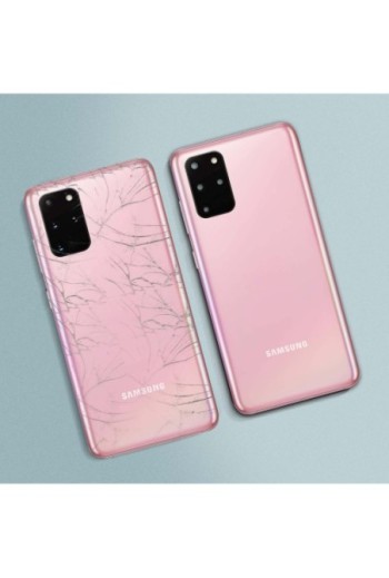 Copribatteria / Facciata posteriore di ricambio – rosa per Samsung Galaxy S20 Plus