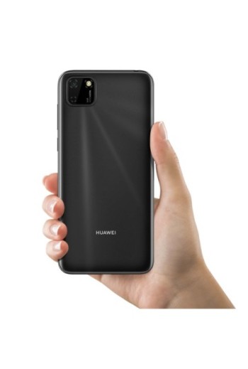 Copribatteria / Facciata posteriore di ricambio – nero per Huawei Y5p