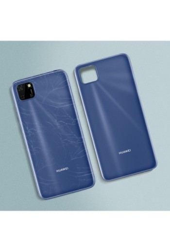 Copribatteria / Facciata posteriore di ricambio – blu per Huawei Y5p