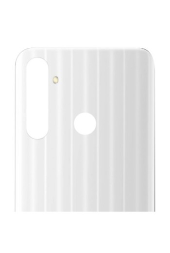 Copribatteria / Facciata posteriore di ricambio – bianco per Realme 6i