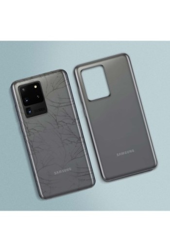 Copribatteria / Facciata posteriore di ricambio – grigio per Samsung Galaxy S20 Plus