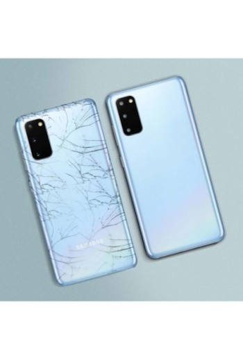 Copribatteria / Facciata posteriore di ricambio – blu per Samsung Galaxy S20