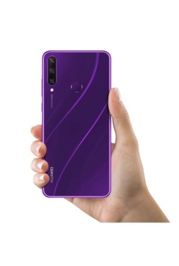 Copribatteria / Facciata posteriore di ricambio – viola per Huawei Y6p