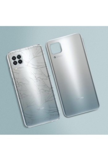 Copribatteria / Facciata posteriore di ricambio – argento per Huawei P40 Lite