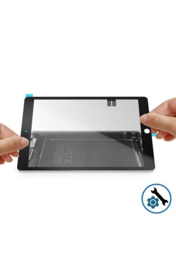 Vetro Touch Screen 100% compatibile per iPad 9 2021 iPad 8 2020 e iPad 7 2019 - Nero