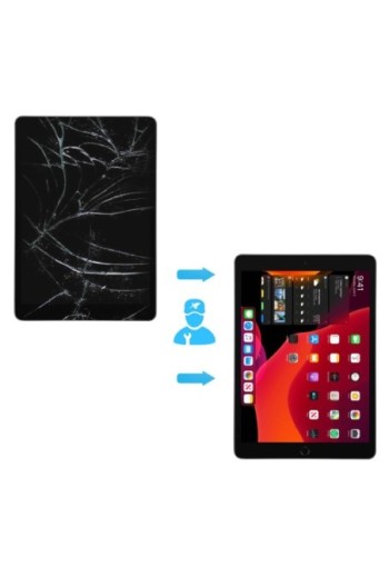 Vetro Touch Screen 100% compatibile per iPad 9 2021 iPad 8 2020 e iPad 7 2019 - Nero