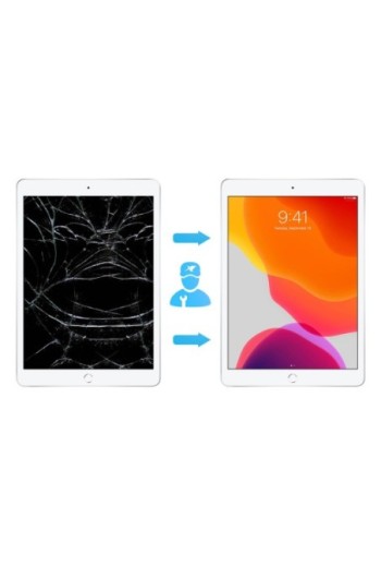 Vetro Touch Screen 100% compatibile per iPad 9 2021 iPad 8 2020 e iPad 7 2019 - Bianco