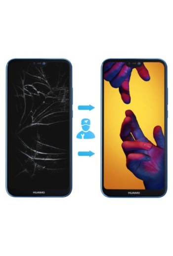 Schermo LCD + Touch Screen 100% compatibile – Blu per Huawei P20 Lite