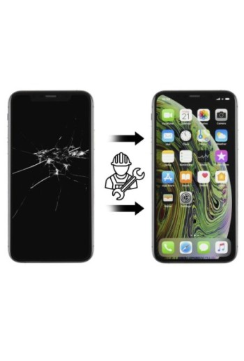 Blocco Completo Originale Apple Schermo LCD + Touchscreen - Ricondizionato - Nero per Apple iPhone XS