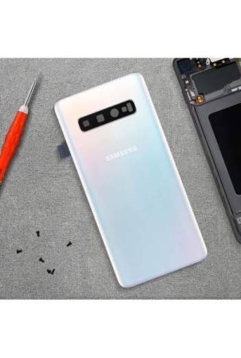 Copribatteria / Facciata posteriore di ricambio Originale – Bianca per Samsung Galaxy S10